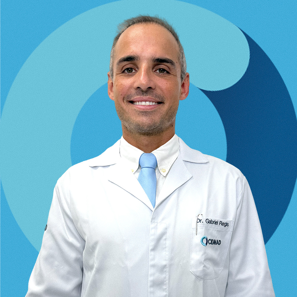 Foto do Dr. Gabriel, diretor técnico do CEMAD.